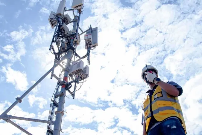 Male Worker Engineer Wearing Mask Helmet Safety Goggles Field Work Telecommunication Tower 1 - Telecommunications Management Professional study guide