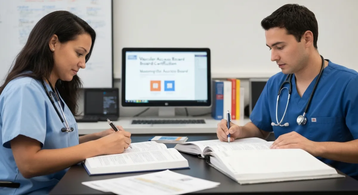 Experienced Caucasian Heath Care - Vascular Access Board Certification study guide