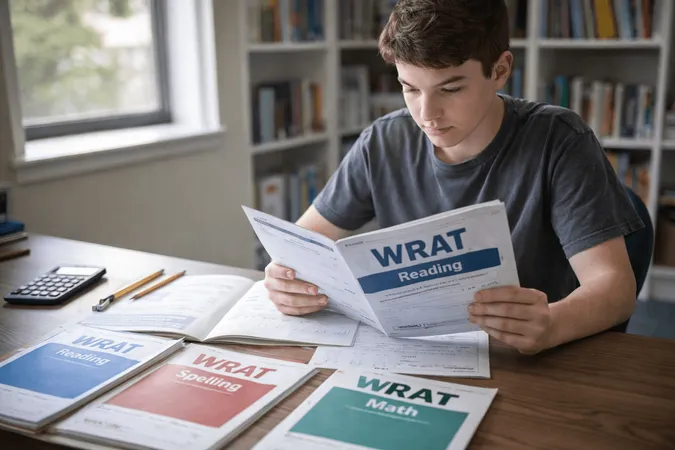 Wrat Test - Wide Range Achievement Test study guide