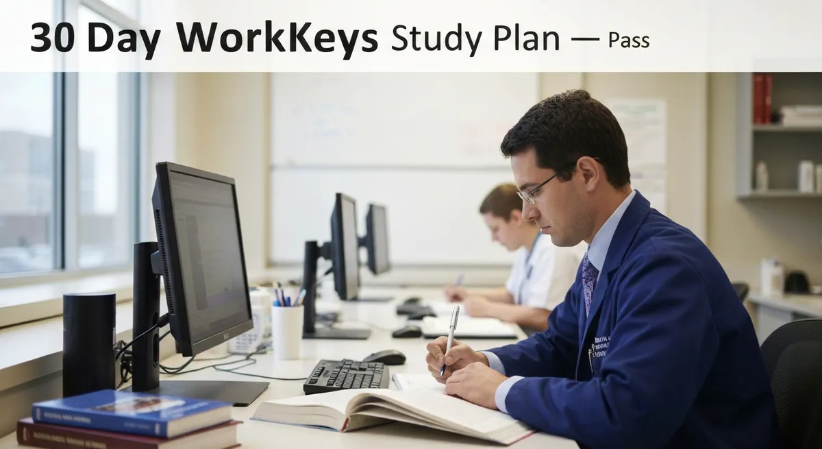 30-Day WorkKeys Study Plan — Pass on Your First Try 2026 June
