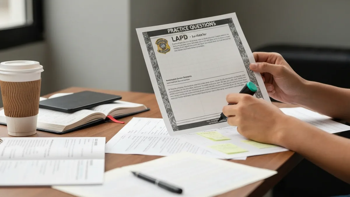 Lapd Swat - LAPD - Los Angeles Police Department certification study resource