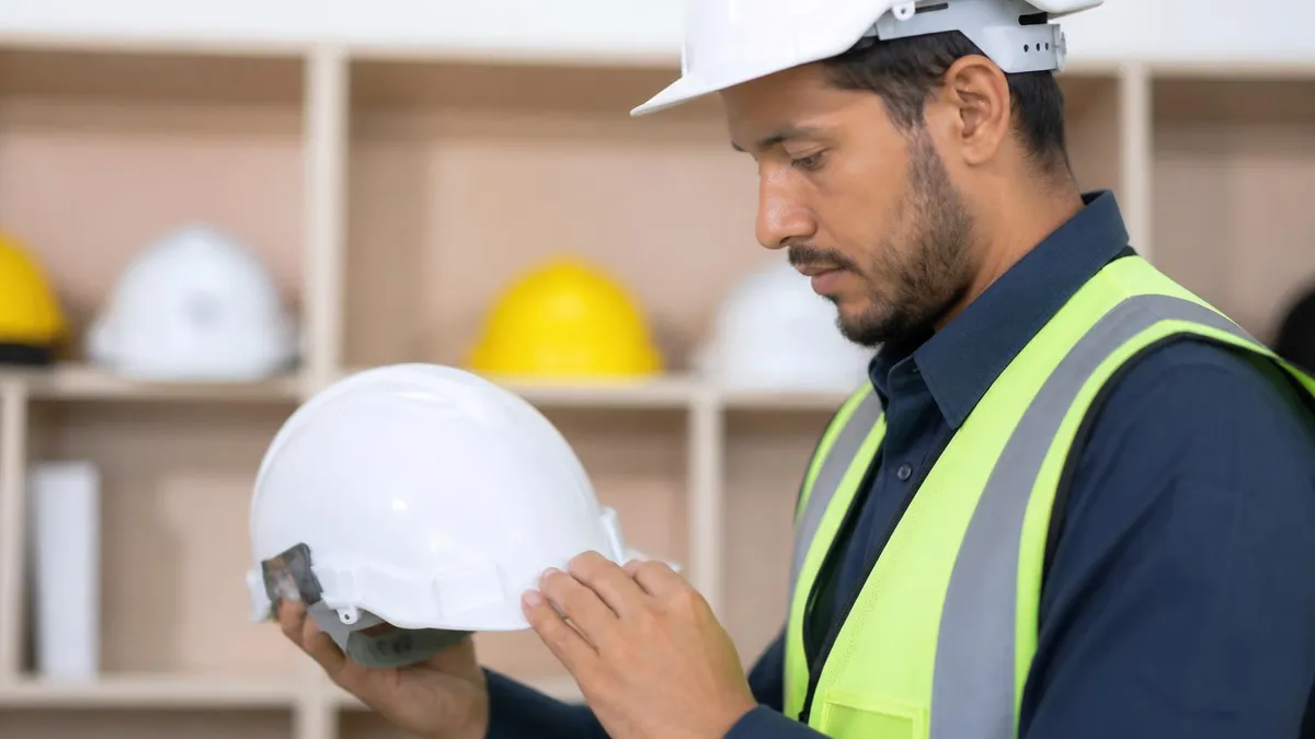 Daily Hard Hat Inspection Checklist - OSHA - Safety Certificate certification study resource