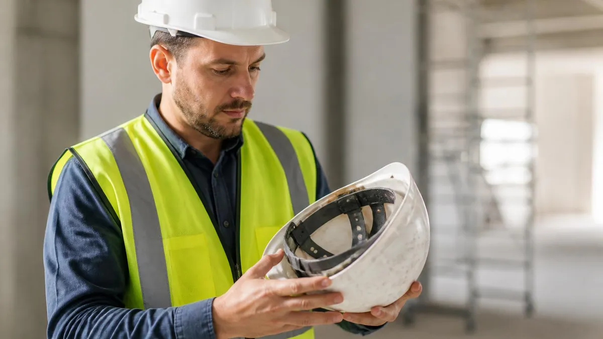 Hard Hat Inspection and Replacement Checklist - OSHA - Safety Certificate certification study resource