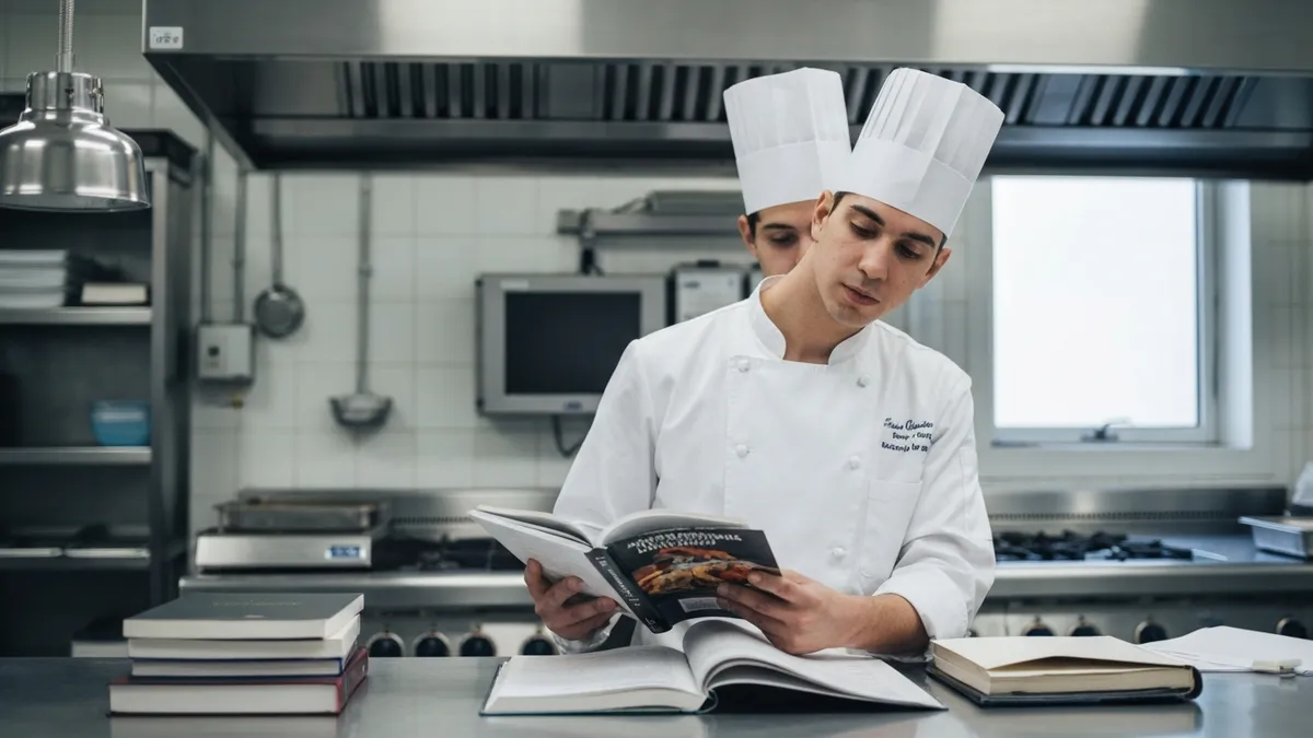 ServSafe food handler card online course process on a laptop