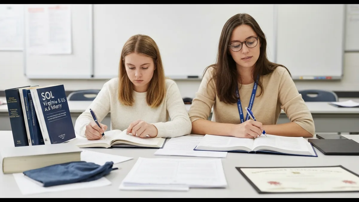 Virginia Sol Us History at a Glance - SOL - Virginia & US History Test certification study resource