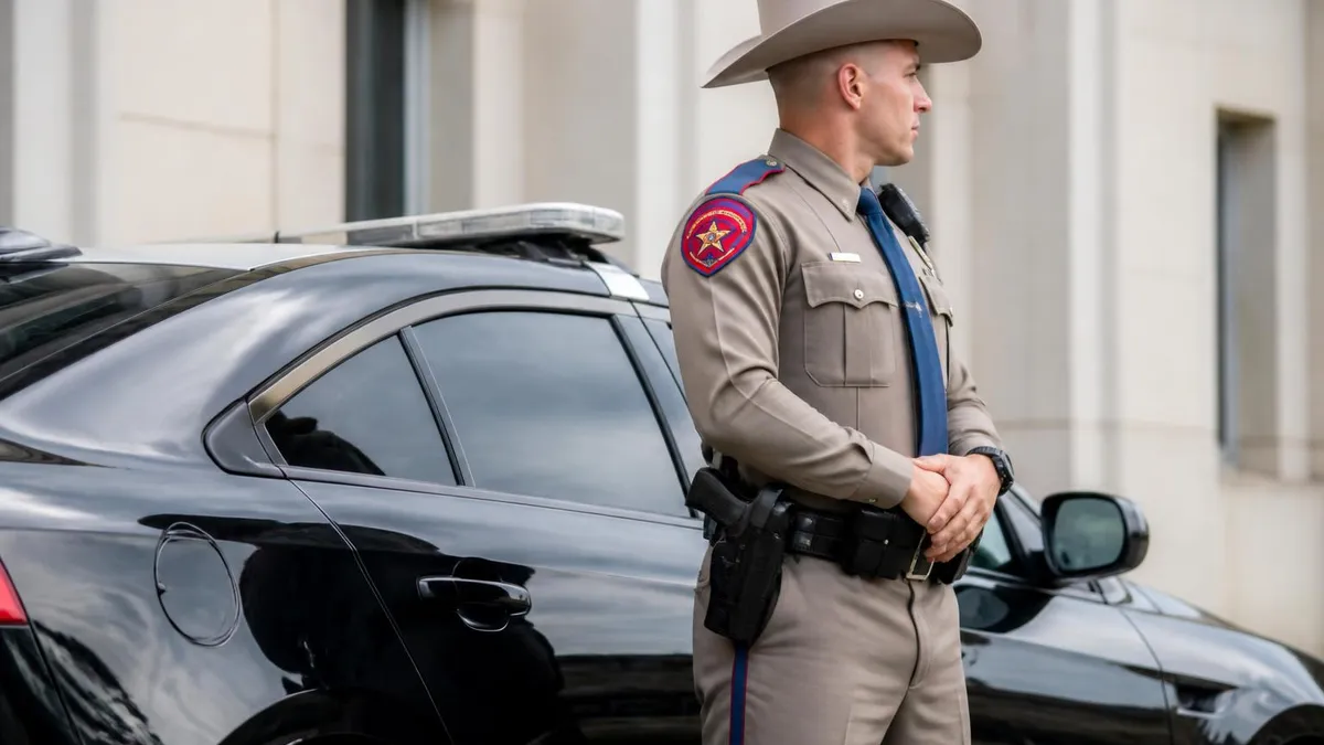 Texas State Trooper Car - State Trooper certification study resource