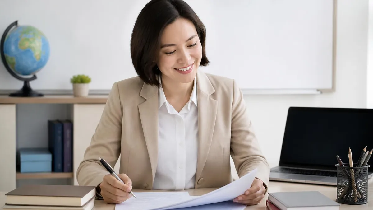 TEFL Certification Teaching English as a Foreign Language Enrollment Checklist for The TEFL Academy study guide illustration